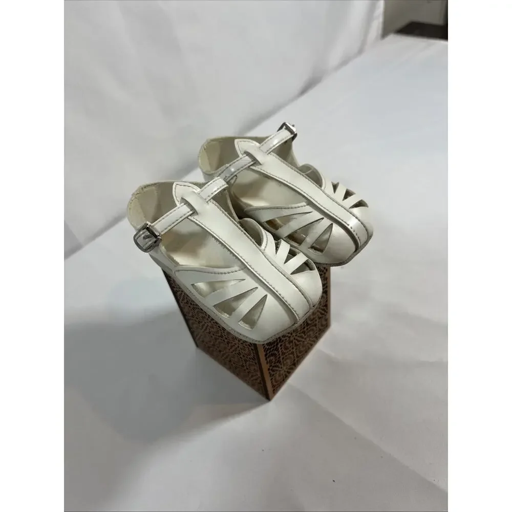 Vintage Leather Baby Sandals - Sz 1. Arnold baby Shoe Company